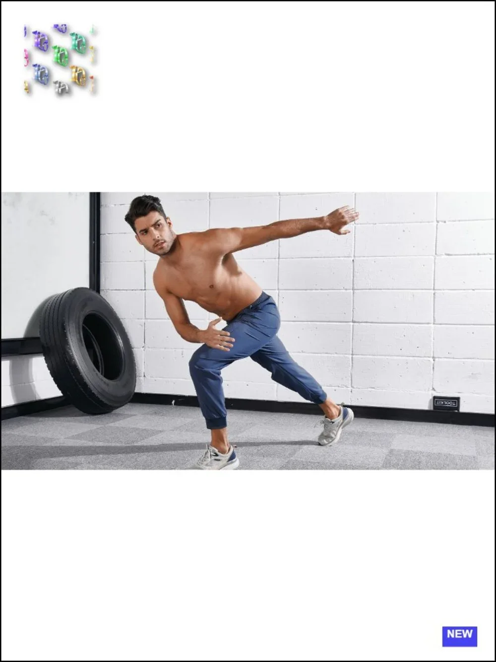 Men's Athletic Running Pants Quick-Dry Joggers with Zippered Pockets
